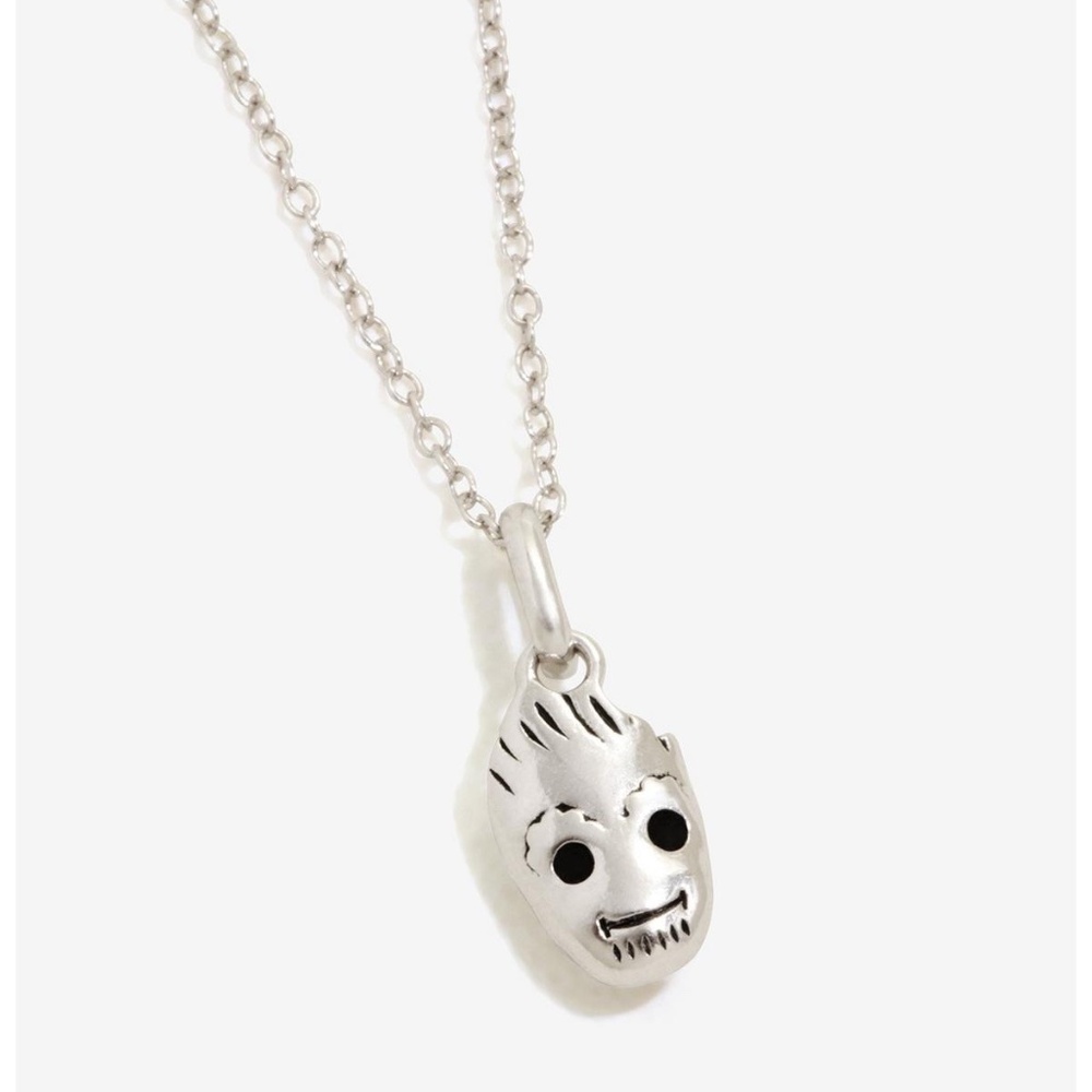 RockLove Jewelry Marvel Guardians Of The Galaxy Baby Groot Face Necklace | NIB!